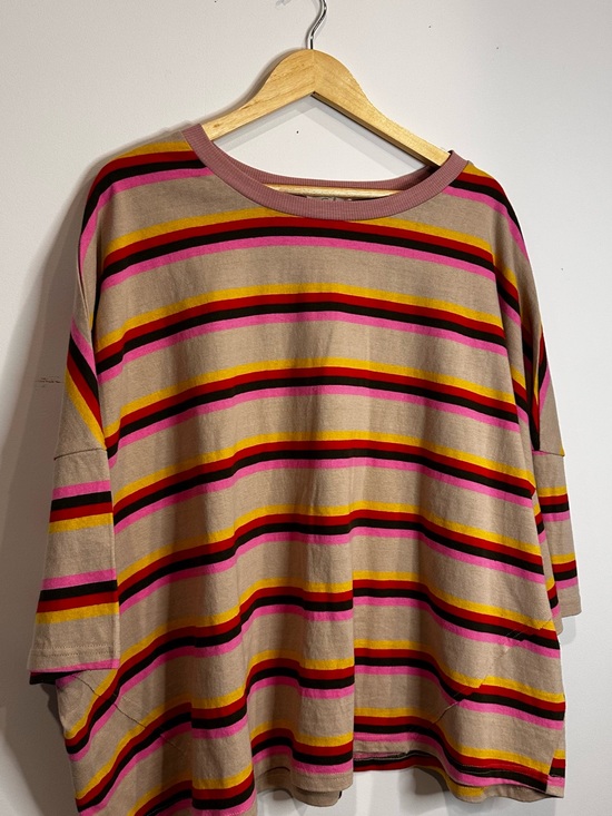 easel Tops - easel | oversized striped top